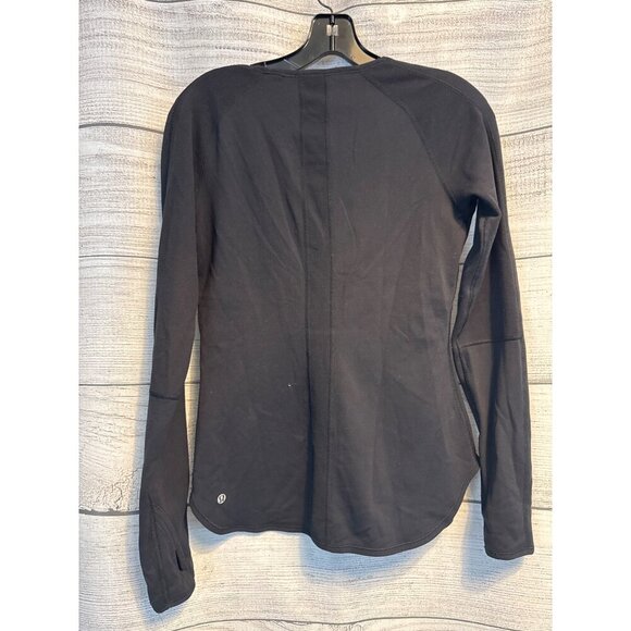 Lululemon Black Long Sleeve Runder Under - Picture 3 of 3